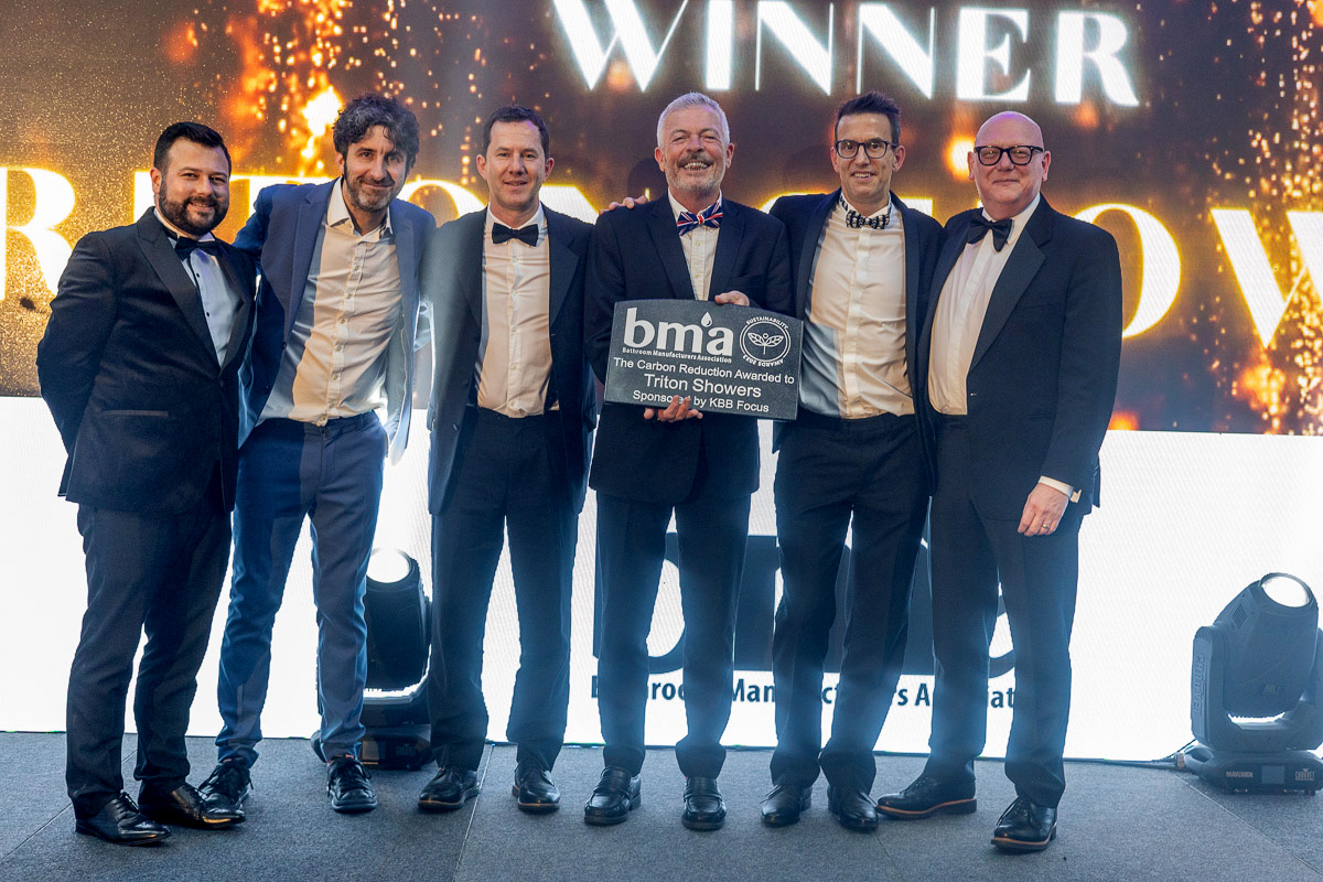 Triton Showers Has Been Recognised For Its Efforts In Reducing Its Carbon Emissions By Winning The Bathroom Manufacturers Associations Bma Carbon Reduction Award