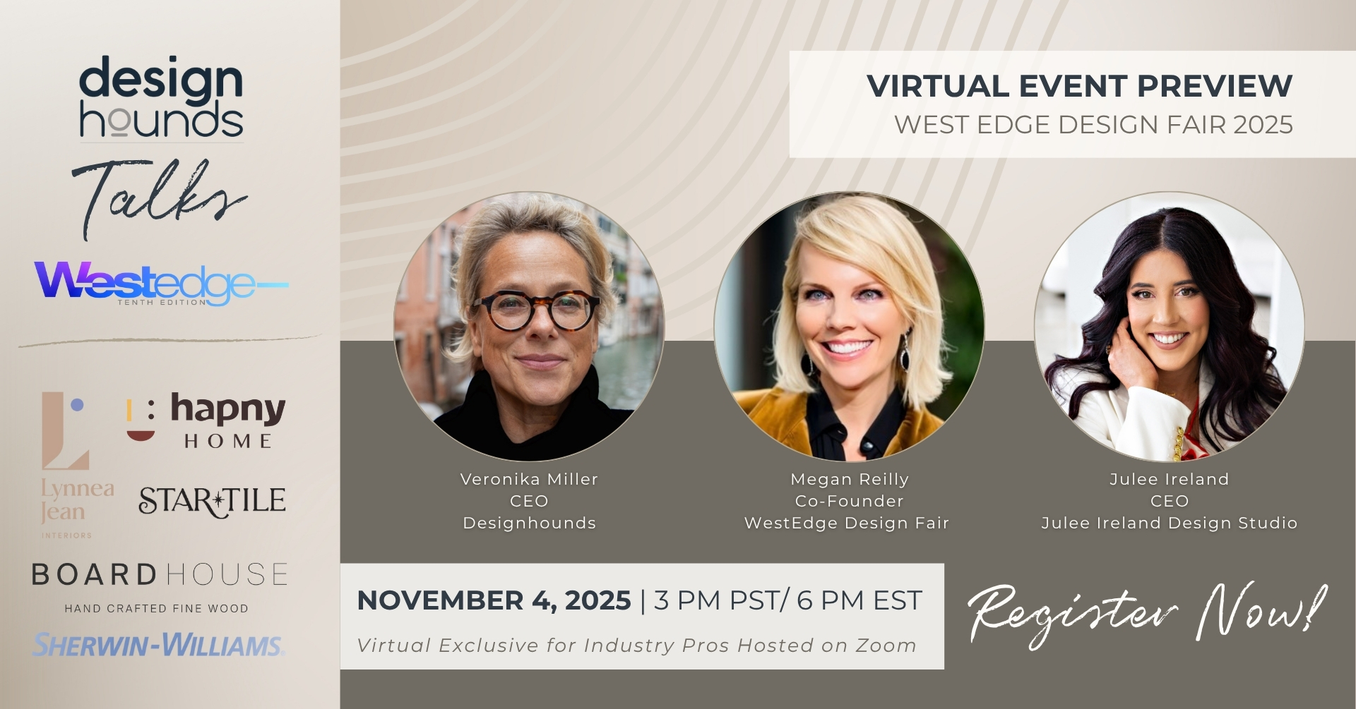 designhounds talks Virtual Event Preview Westedge2025 Fb