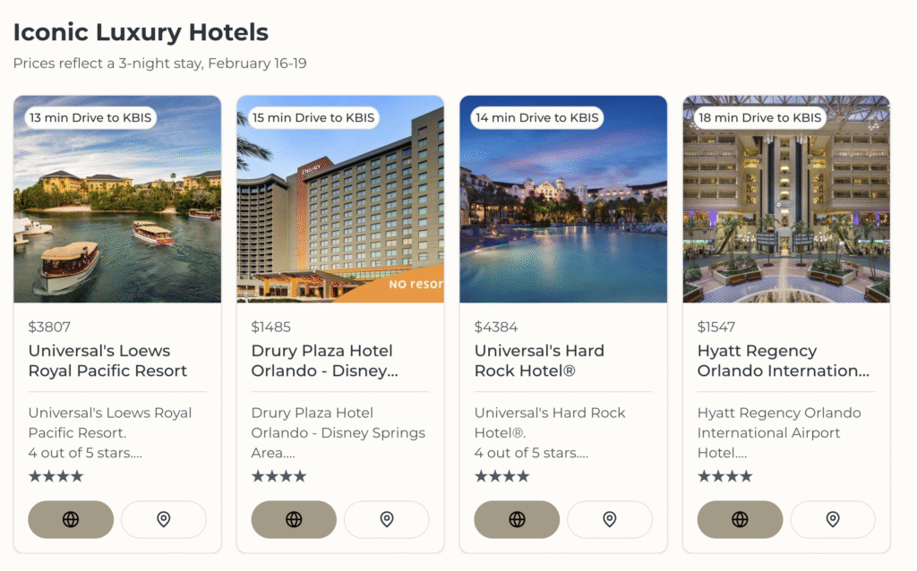 Hotels in Orlando for KBIS 2026